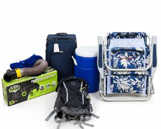 110 MixedOutdoorCampingTravelUtilityGearLot