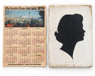 63 Vintage1975SeattleSilhouettePortraitCalendar