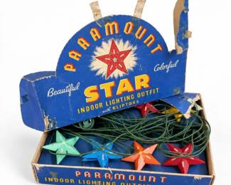68 VintageParamountStarChristmasLightSetwBox