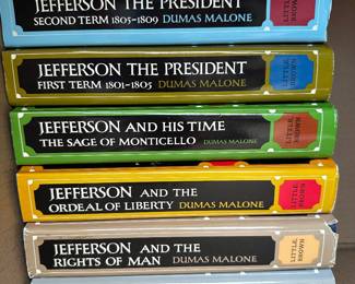 Jefferson and His Time by Dumas Malone 6-Volume Book Set $18.00