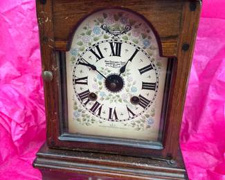New England Wood Mantle Clock