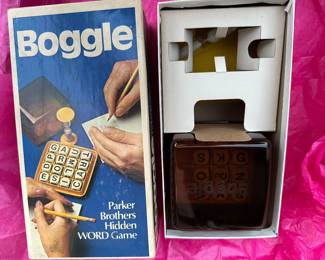 Parker Brothers Boggle Game