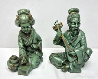 Universal Statuary Corp Vintage Japanese Sculptures