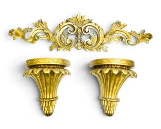 Golden, Plaster Wall Sconces, Decor