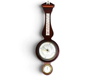 Wooden Wall Hanging Weather Station, Made in U.S.