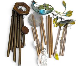 Three Wind Chimes Peacock More