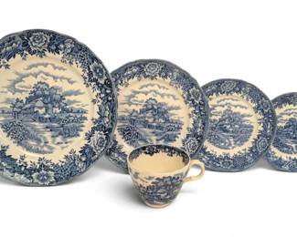 Salem English Village Olde Staffordshire Ironstone Place Setting
