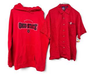Ohio State University Buckeyes Hoodie XL Polo Shirt M