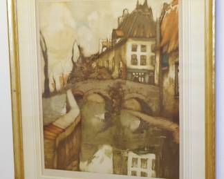 Julien van Santen etching