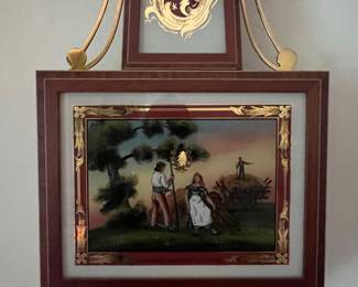 Elmer O. Stennes Banjo Clock