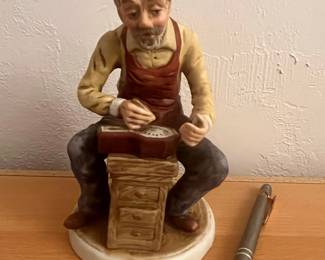 Lladro Clockmaker Figurine