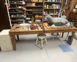 Custom Handcrafted Pine Workbench