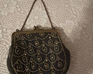Vintage Beaded Evening Bag