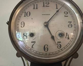 E. Ingraham Company 'Treasure Island' Banjo Clock