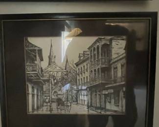 New Orleans French Quarter Street Scene Print