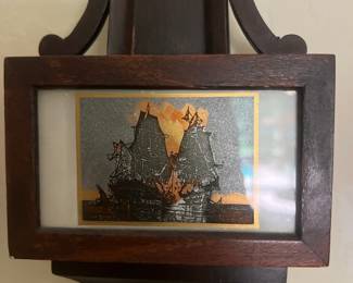 New Haven Clock Co. Banjo Clock