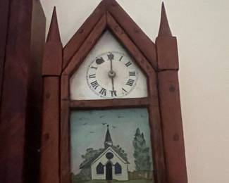 Antique Gothic Steeple Clock