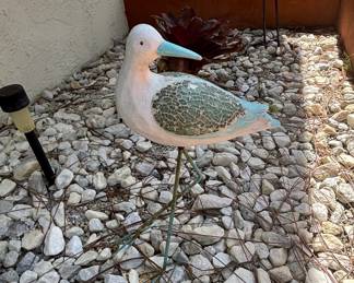 Mosaic Seagull Garden Sculpture