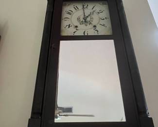 Antique American Looking-Glass Shelf Clock
