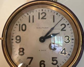Waltham George Washington Banjo Clock