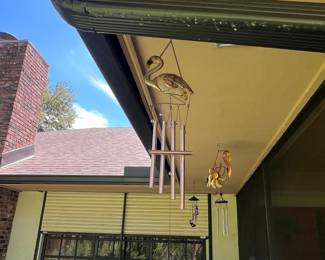 Flamingo Themed Metal Wind Chime