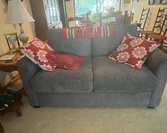 Contemporary Two-Cushion Loveseat