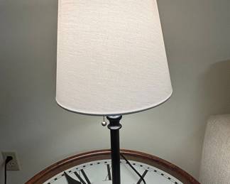 Vintage-Style Clock Table Lamp