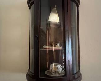 Wall-Mounted Curio Display Cabinet