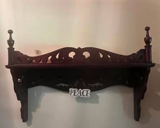 Victorian Style Fretwork Wall Shelf