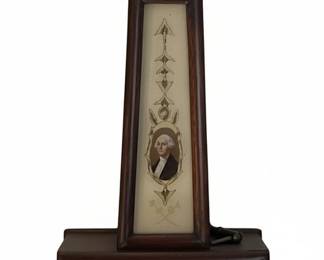 Waltham George Washington Banjo Clock