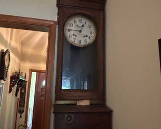 Antique Industrial Time Recorder Clock