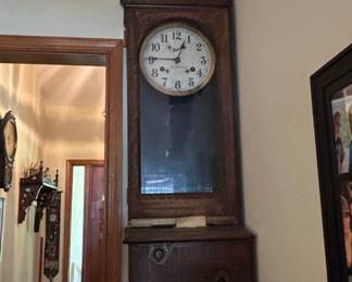 Antique Industrial Time Recording Punch Clock
