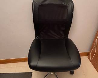 Mid-Back Mesh and Faux Leather Office Chair