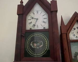 Antique Gothic Revival Steeple Clock