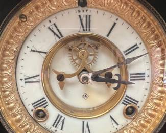 Ansonia Clock Co. Visible Escapement Mantle Clock