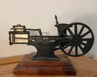 Antique Cast Iron Steam Engine Classroom Demonstrator
