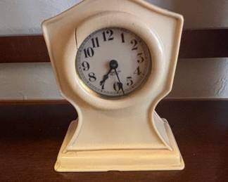 Vintage Art Deco Celluloid Mantel Clock