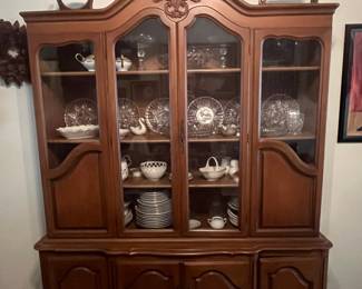 French Provincial Style China Cabinet