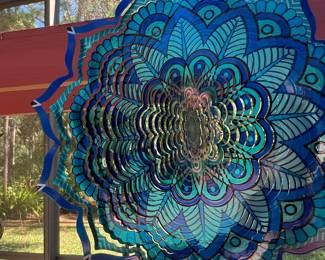 Mandala Metal Wind Spinner