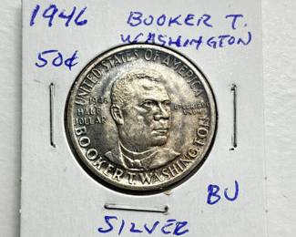 1946 - Booker T Washington - Commemorative - Silver Half Dollar