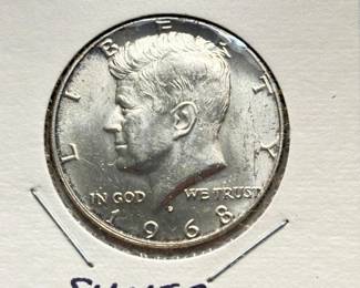 1968 D - 40% Silver Kennedy Half Dollar