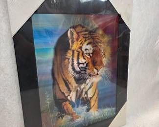 New in Packaging Lion/Tiger "3D" Wall Hanging