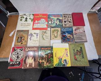 Collection of 29 Vintage and Antique Children's Books