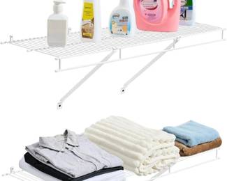 New in Box Vevor White 3' Wall Mounted Shelving Kit