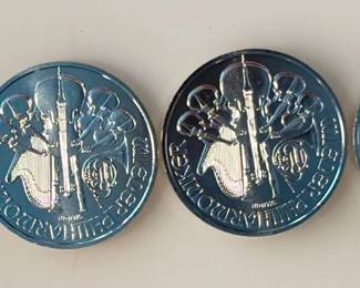 Lot of 4 - 1 oz - .999 Fine Silver - 2019 Philharmonic Silver Rounds (3 of 3)