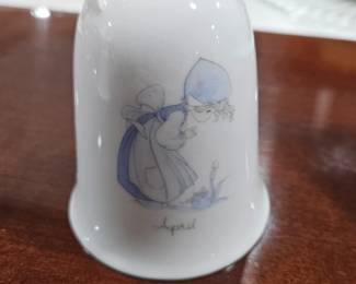 Vintage Precious Moments Bell April - Estate Sales Warehouse (GR)