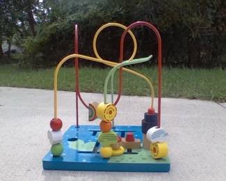 Wooden Bead Maze Activity Center - Estate Sales Warehouse (GR)