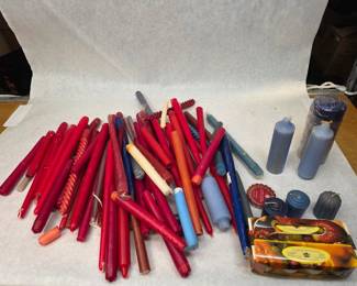 Small Collection of Vintage Candles