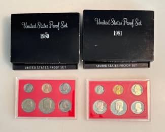 1980 / 1981 - United States Proof Sets