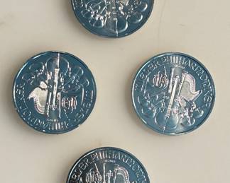Lot of 4 - 1 oz - .999 Fine Silver - 2019 Philharmonic Silver Rounds (1 of 3)